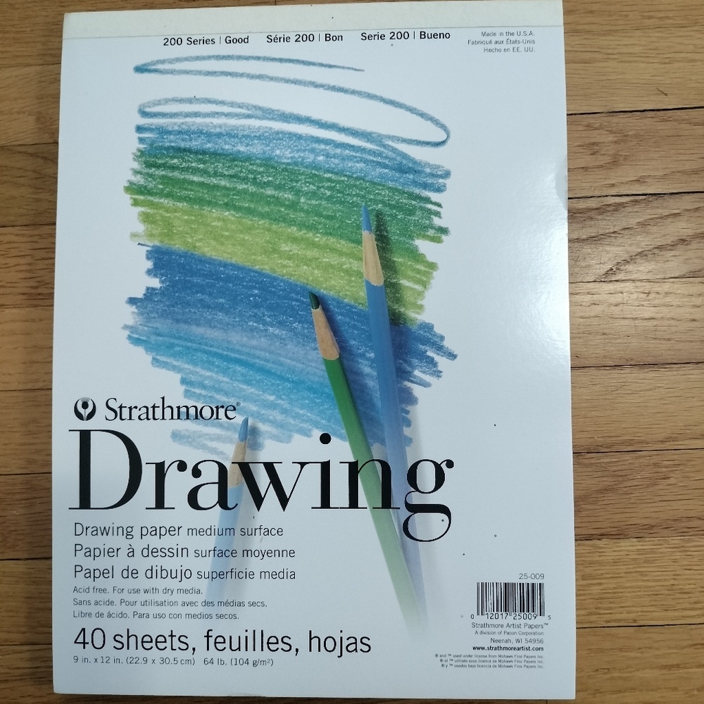 Strathmore Drawing Paper Pad with 40 Sheets